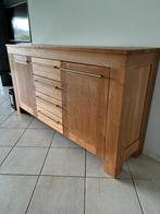Massieve teak Dressoir kast - handgemaakt, Teck, 200 cm ou plus, Comme neuf, Enlèvement
