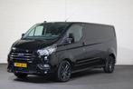 Ford Transit Custom 2.0 TDci L2 H1 Sport Airco Navigatie Cam, Auto's, Bestelwagens en Lichte vracht, Parkeersensor, Zwart, 198 g/km