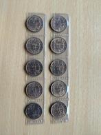 10x 50 cent België/Belgique 1971, Postzegels en Munten, Ophalen of Verzenden, Overig, Setje