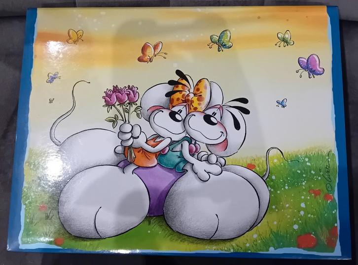 Diddl 60 vierkante blaadjes nummer 30 in schrijfwarenbox, Verzamelen, Diddl, Nieuw, Papier, Kaart of Schrift, Diddl, Ophalen of Verzenden