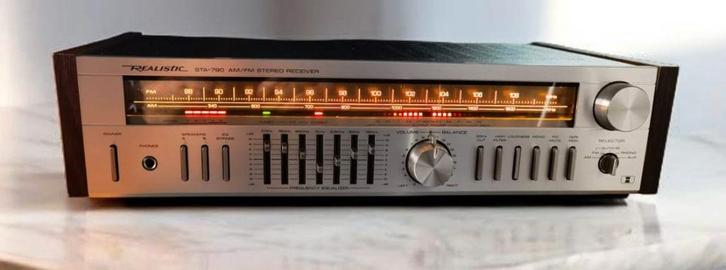 REALISTIC STA-790, Audio, Tv en Foto, Versterkers en Ontvangers, Zo goed als nieuw, Stereo, 60 tot 120 watt, Overige merken, Ophalen