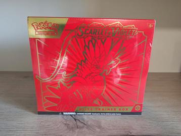 SCARLET & VIOLET ELITE TRAINER BOX - POKEMON KAARTEN - BOX beschikbaar voor biedingen