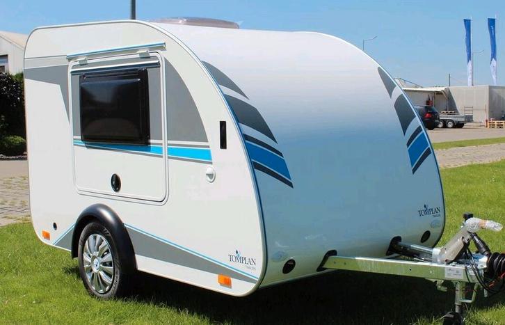 Teardrop Mini TOMMY 750kg, Caravanes & Camping, Caravanes, Particulier, jusqu'à 2, jusqu'à 500 kg, Autres marques, Lit dans la longueur