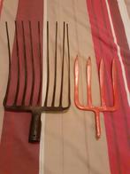 peugeot rieken 2stuks, Jardin & Terrasse, Outils à main, Enlèvement ou Envoi, Utilisé, Fourchette, Peugeot