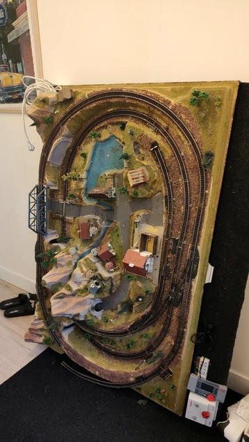 NOCH landschap in H0 met Märklin K-Rails  beschikbaar voor biedingen