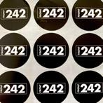Front 242 stickers - 10 stuks, Nieuw, Ophalen of Verzenden, Meerdere stickers