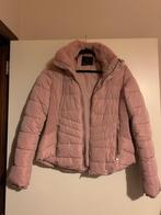roze winterjas met kap + pels, Kleding | Dames, Jassen | Winter, Ophalen, Zo goed als nieuw, Maat 38/40 (M), Roze