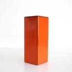 Vintage oranje keramiek vaasje, Antiek en Kunst, Ophalen of Verzenden