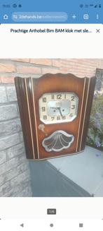 Prachtige Arthobel Bim BAM klok met sleutel, Antiek en Kunst, Ophalen