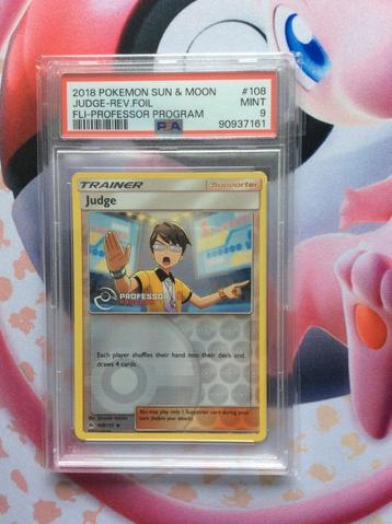 Pokemon Judge Professor Program Foil Stamped Promo PSA 9