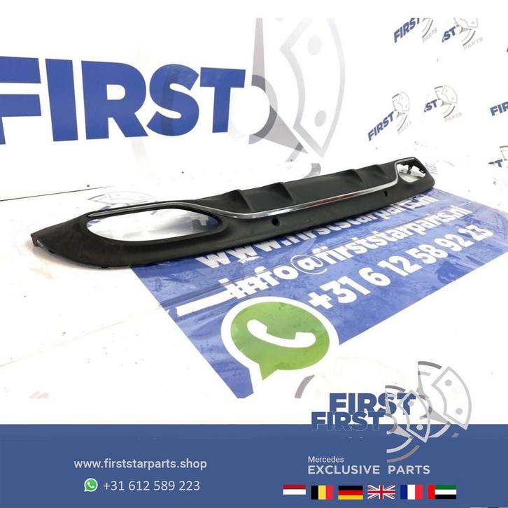 W205 FACELIFT AMG DIFFUSER Mercedes C Klasse 2018-2022 ACHTE, Auto-onderdelen, Overige Auto-onderdelen, Mercedes-Benz, Gebruikt