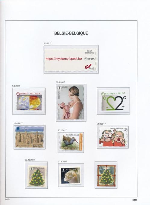 L'année 2017 , moins chère que le prix postal, sur DAVO Luxe, Timbres & Monnaies, Timbres | Europe | Belgique, Non oblitéré, Gomme originale