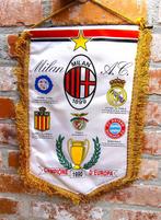 KV Mechelen AC Milan Milaan 1990 kwartfinale unieke vaandel, Ophalen of Verzenden, Zo goed als nieuw, Vaantje of Sjaal