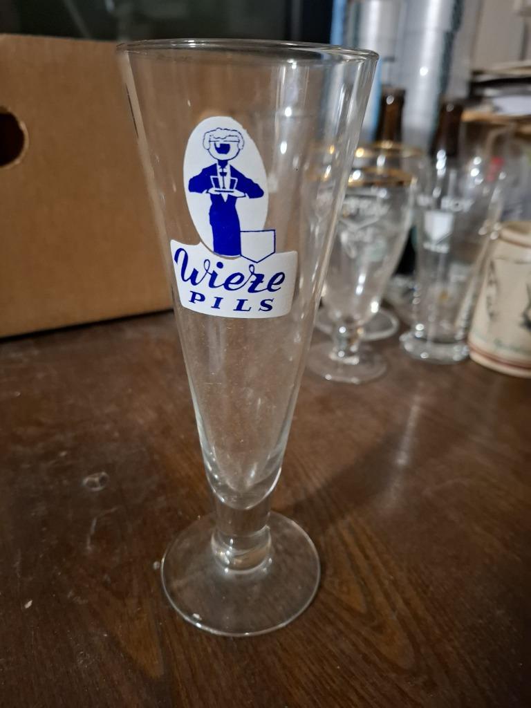 Wieze glaspils 1 Br Van Roy(lees de beschrijving aandachtig, Verzamelen, Biermerken, Verzenden, Gebruikt, Glas of Glazen, Overige merken