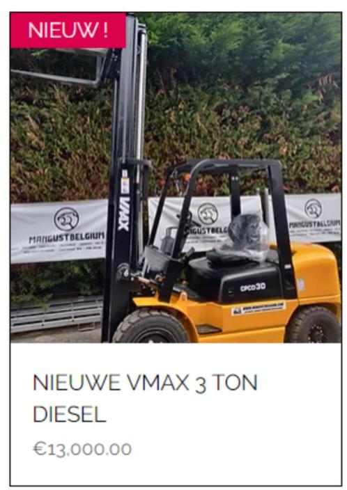 PRIJSLIJST 24 HEFTRUCK WERKEND VANAF 2250 €, Zakelijke goederen, Machines en Bouw | Heftrucks en Intern transport, Heftruck, Benzine