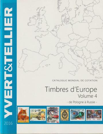 Yvert & Tellier - 2016 - Timbres d'Europe - Volume 4 beschikbaar voor biedingen