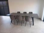 Tafel + 6 stoelen, Huis en Inrichting, Tafels | Eettafels, Ophalen