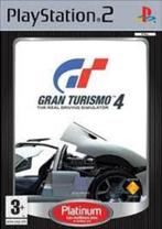 PS2-game Gran Turismo 4 (platina)., Games en Spelcomputers, Games | Sony PlayStation 2, Vanaf 3 jaar, 2 spelers, Simulatie, Zo goed als nieuw