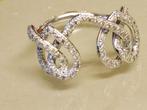 Gouden ring met diamanten 0,80kt, Handtassen en Accessoires, Ringen, Ophalen of Verzenden, Zo goed als nieuw, Met edelsteen, Dame