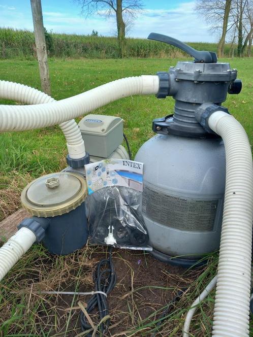 Intex glas-zandfiltermodel 8m³/u pomp+ nieuwe set 'o-ringen', Tuin en Terras, Zwembad-toebehoren, Gebruikt, Filter, Ophalen