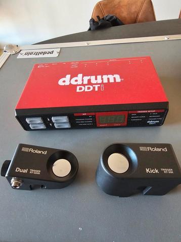 Drum to midi trigger interface + Kick en dual snare trigger beschikbaar voor biedingen