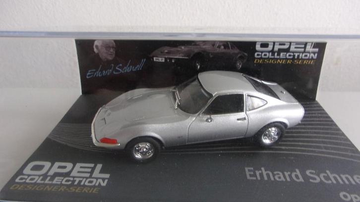 OPEL SERIE LIMITEE DESIGNER. GT 1900.1/43 COMME NEUVE., Hobby en Vrije tijd, Modelauto's | 1:43, Zo goed als nieuw, Auto, Overige merken