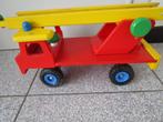 speelgoed brandweerwagen in hout, Gebruikt, Ophalen of Verzenden