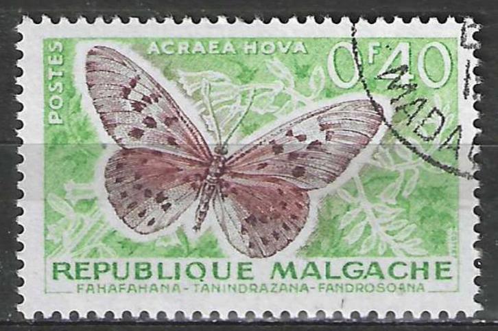 Madagascar 1960 - Yvert 342 - Acraea hova - 40 c. (PF), Postzegels en Munten, Postzegels | Afrika, Verzenden