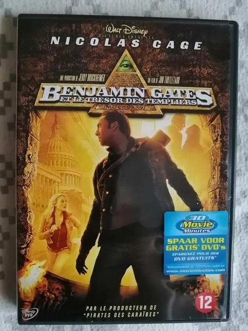 DVD Benjamin Gates et le Trésor des Templiers, CD & DVD, DVD | Aventure, Enlèvement ou Envoi
