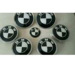 Bmw emblemen set van 7 logo's > zwart wit f15 e60 e90 e39, Nieuw, Links, Ophalen of Verzenden, BMW