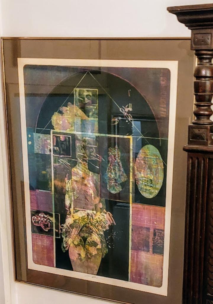 Komáček Marián - SZ - XXL ets/droge naald/aquatint, Antiek en Kunst, Kunst | Etsen en Gravures, Ophalen of Verzenden