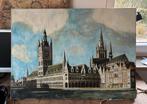 Ieper 1977 Schilderij, Huis en Inrichting, Ophalen of Verzenden, Gebruikt, Schilderij