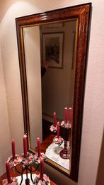 Elegante rechthoekige spiegel met houten frame, Antiek en Kunst, Ophalen, Vierkant, 50 tot 100 cm, Minder dan 100 cm