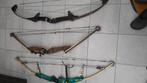 3 handbogen te koop met toebehoren, Ophalen, Gebruikt