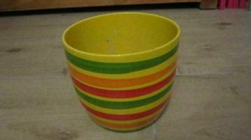 CACHE-POT 15 CM DE DIAMETRE 14 CM DE HAUT EN CERAMIQUE beschikbaar voor biedingen