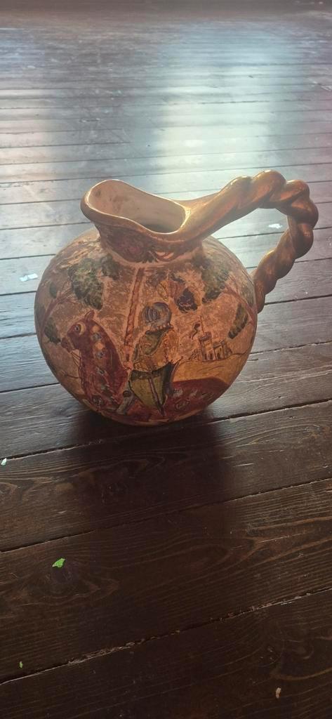 Handgeschilderde kan, Antiek en Kunst, Antiek | Woonaccessoires, Ophalen