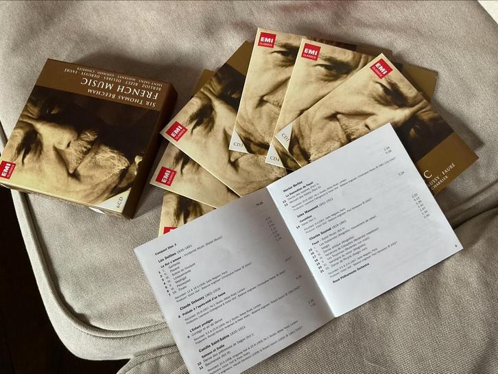 6 cd s + boekje in map, franse klassiek, Cd's en Dvd's, Cd's | Klassiek, Ophalen of Verzenden