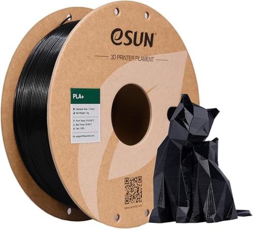 PLA + filament | 1,75 mm | zwart | 1kg | Nieuw, Computers en Software, 3D-printerbenodigheden, Nieuw, Verzenden