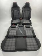 Interieur VW Golf 8 GTI Alcantara/Stof Grijs/Geruit Rood/Wit, Gebruikt, -, -, Ophalen of Verzenden