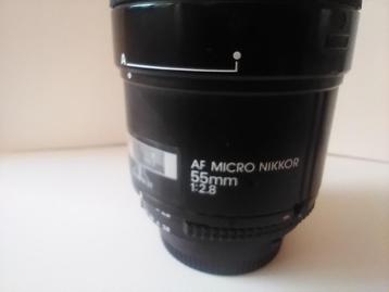 NIKKON AF MICRO NIKKOR 55MM 1:2.8 beschikbaar voor biedingen