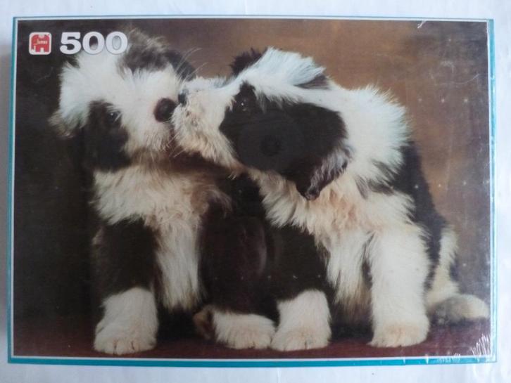 NIEUWE puzzel van 2 hondjes, 500 stukken, Hobby en Vrije tijd, Denksport en Puzzels, Nieuw, Legpuzzel, 500 t/m 1500 stukjes, Ophalen of Verzenden