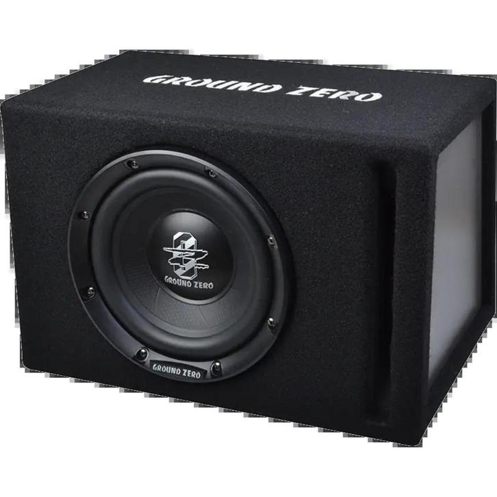 Ground Zero Actieve 8 Inch subwoofer 200 Watt Mei aanbieding, Auto diversen, Autospeakers, Nieuw, Ophalen of Verzenden