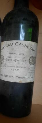 wijn saint-emilion 1947, Verzamelen, Verzenden, Frankrijk, Rode wijn