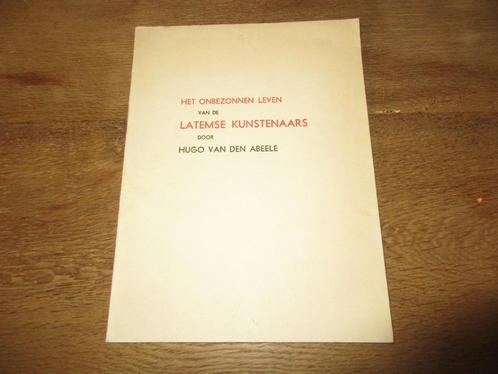 HET ONBEZONNEN LEVEN VAN DE LATEMSE KUNSTENAARS 1958, Boeken, Kunst en Cultuur | Beeldend, Gelezen, Ophalen of Verzenden