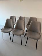 6 eetkamerstoelen Kick Collection, Ophalen, Gebruikt, Vijf, Zes of meer stoelen, Stof