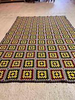 Granny woondeken gehaakt patchwork 185/125, Huis en Inrichting, Woonaccessoires | Plaids en Woondekens, Ophalen of Verzenden, Gebruikt