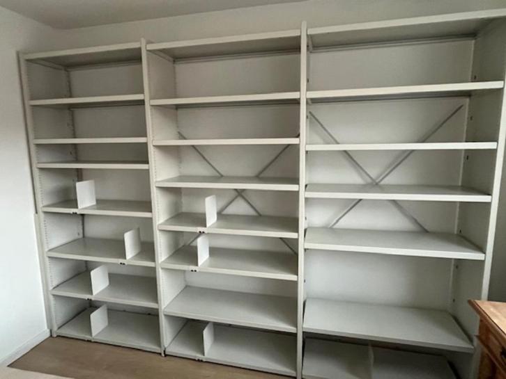 Rekken 3 st. met 8 legborden, Huis en Inrichting, Overige Huis en Inrichting, Gebruikt, Ophalen