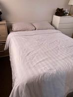 Bed met 2 matrassen, Huis en Inrichting, Ophalen of Verzenden, Wit