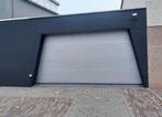 Lichtgrijze sectionaal garagepoort, Doe-het-zelf en Bouw, Deuren en Vliegenramen, Ophalen, Kunststof, 215 cm of meer, Garagedeur