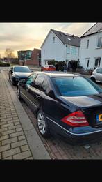 Mercedes c 180, Auto's, Mercedes-Benz, Automaat, Zwart, 4 cilinders, Blauw